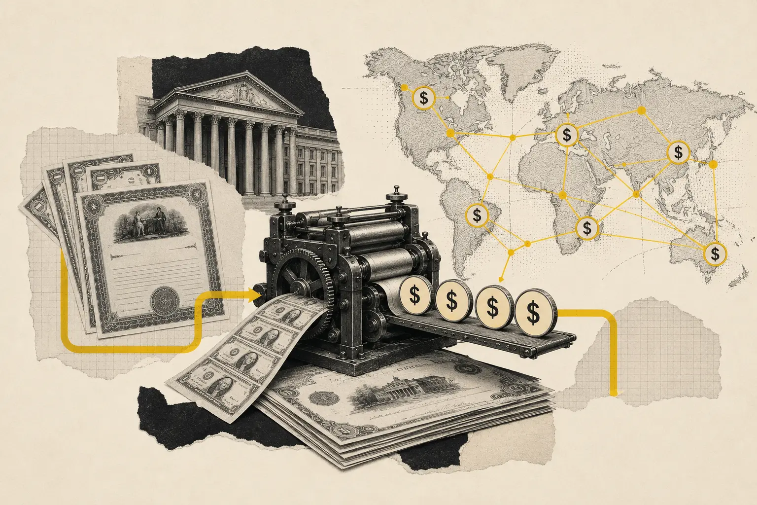 Dólares digitales y bonos del Tesoro: respaldo de stablecoins